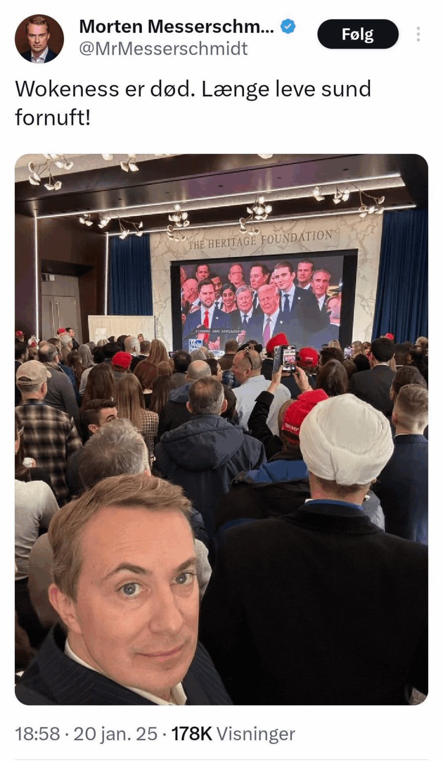 モルテン・メッサーシュミットがデンマークを「擁護」