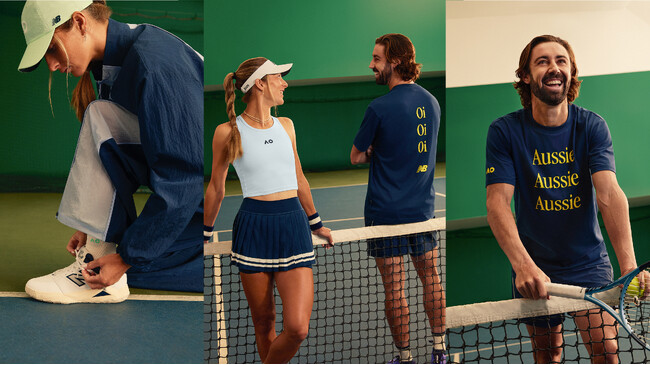 ニューバランス、テニス「Australian Open 2026」とのコラボレーションアパレルコレクションを発表 | ニコニコニュース