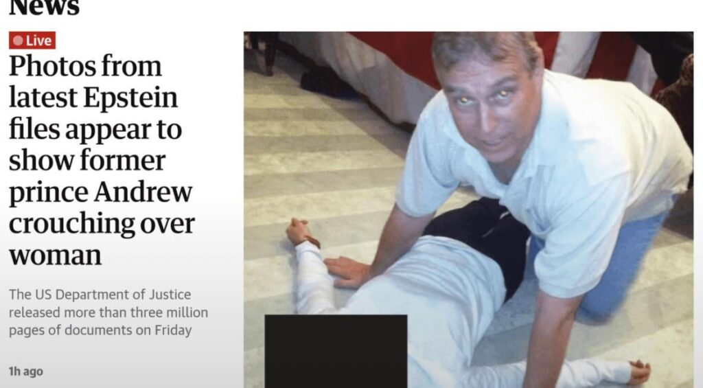 エプスタイン邸にアンドルー元王子