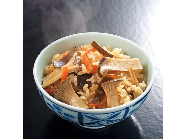 「『ふくふくしめじ」炊き込みご飯の素 セット」（2,160円）【酒井ぶどう園［伊達市］】