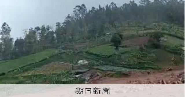 インドネシアで豪雨被害続く 土砂崩れで8人死亡、82人行方不明