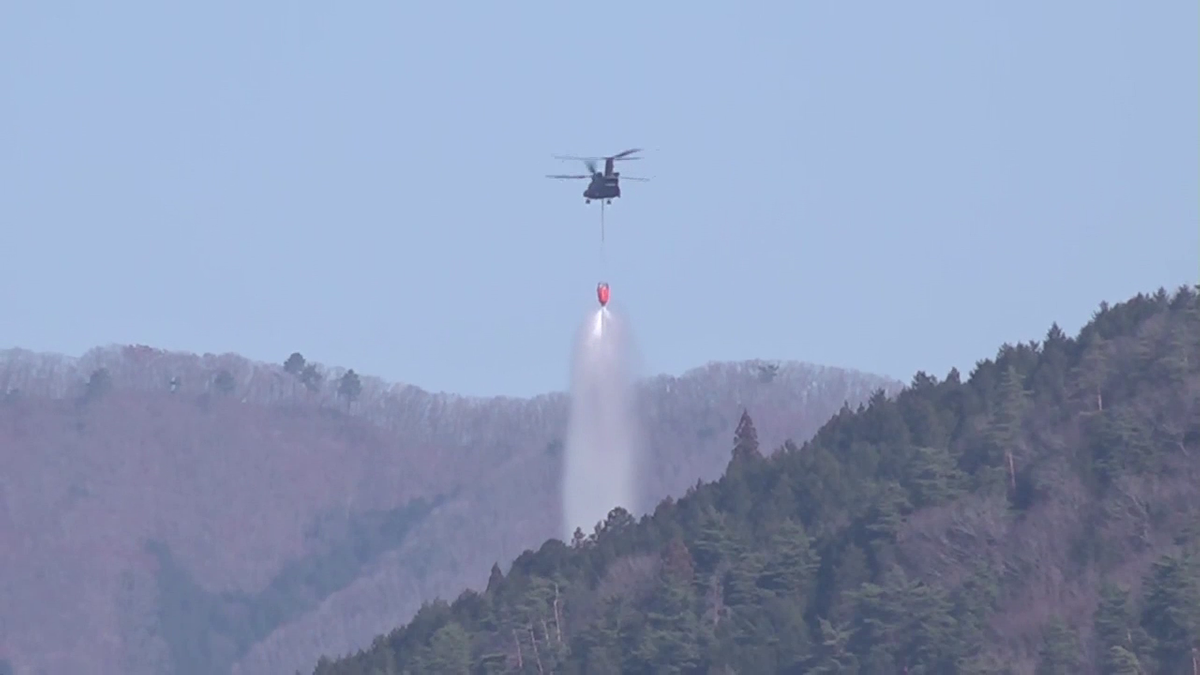【扇山の山林火災】延焼は小康状態に 避難指示は全て解除 消火活動が奏功 発生から12日目 山梨