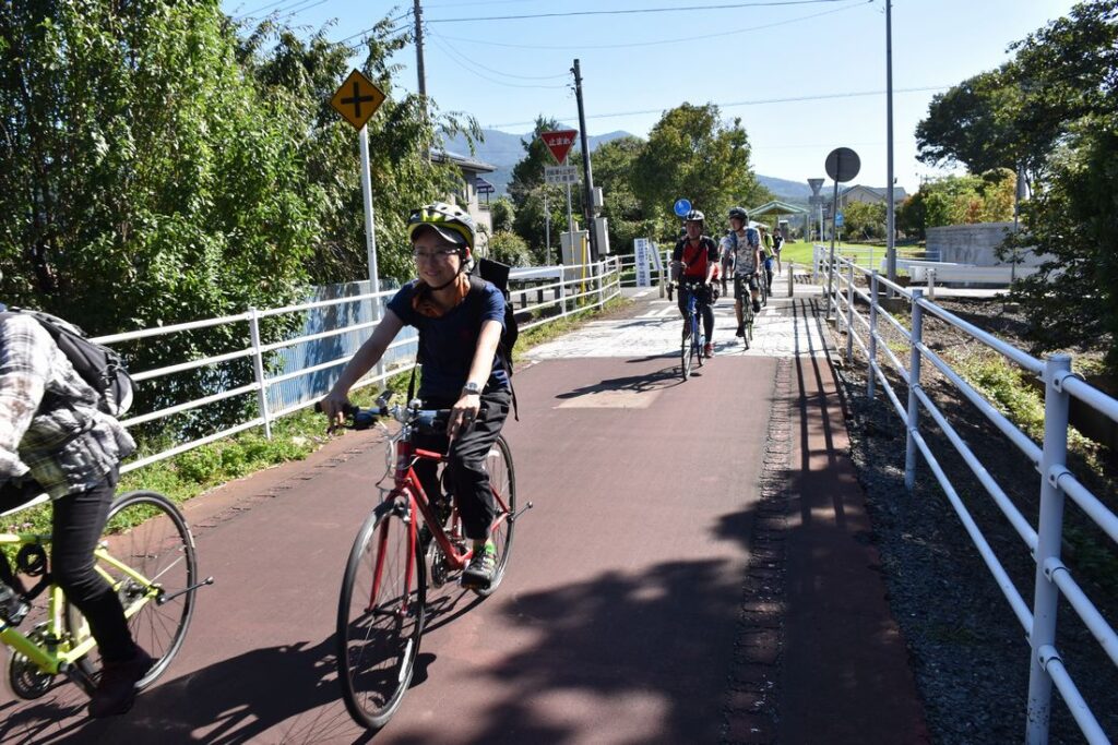 つくば霞ケ浦りんりんロード=桜川市内