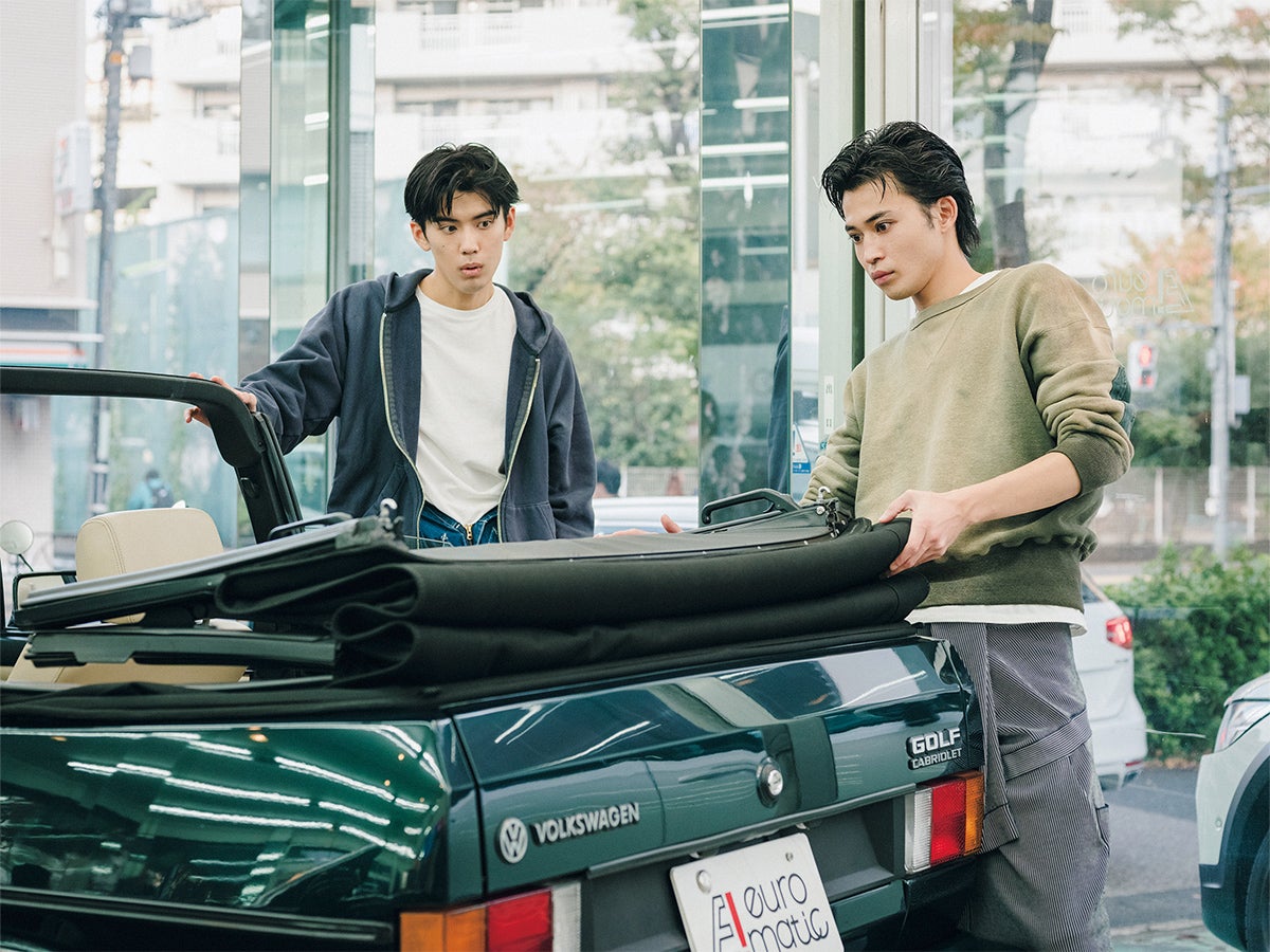 メンズノンノモデルの中田圭祐と稲井孝太朗　１