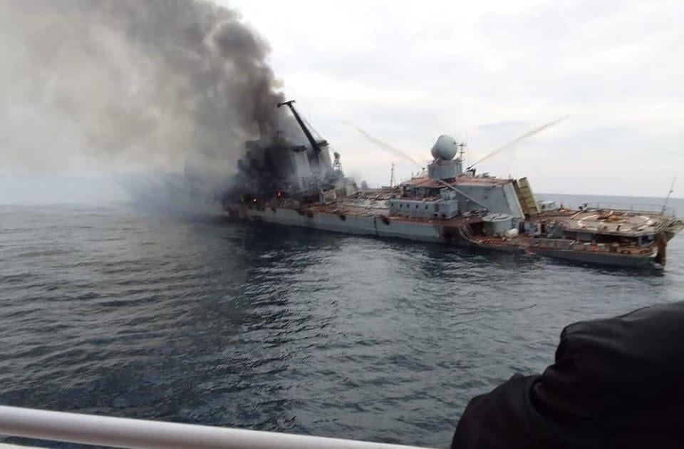 ロシア裁判所、海軍旗艦モスクワ沈没でウクライナ将校に2900万ドルを求める