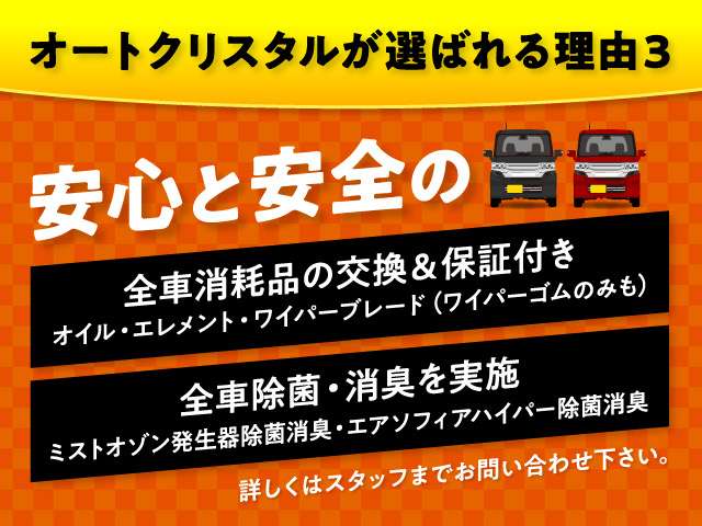 口コミを是非ご覧くださいませ。当社は月に20台~25台平均で販売させていただいておりますが強制ではなく、口コミはお客様が入れてくれるものですから月に口コミ件数は1件あるか無いかです。しかし本物です(^^)