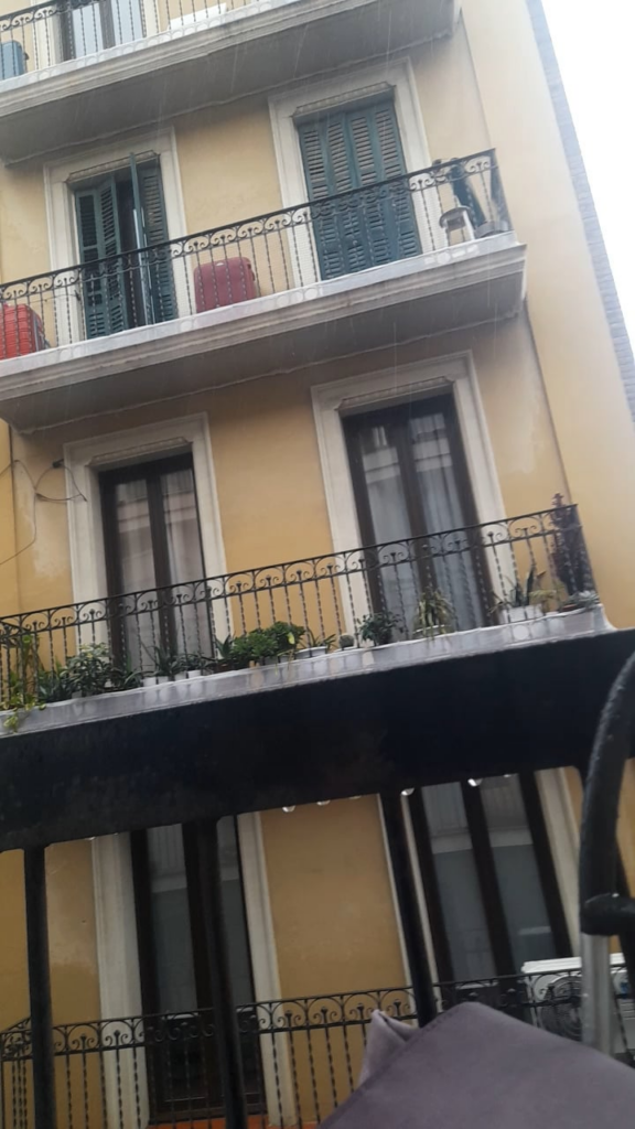 バルセロナで大雨
