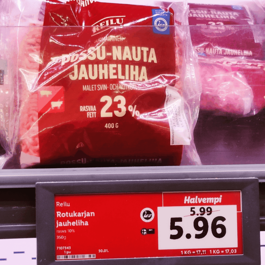 「そこでは食料品の取引がありません。」 - はい、実際にそうしています。