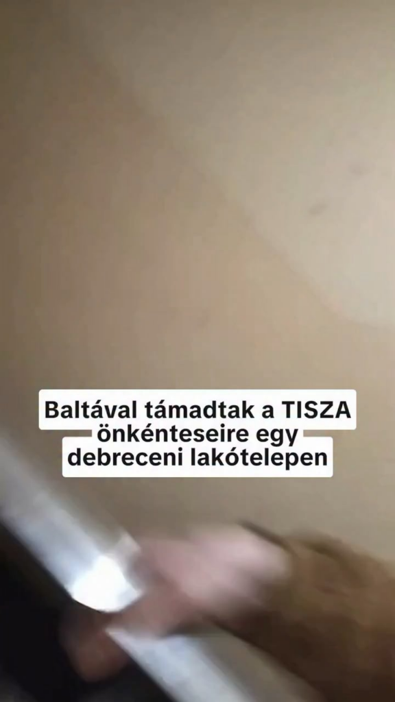 彼らは斧でTISZAボランティアを攻撃した