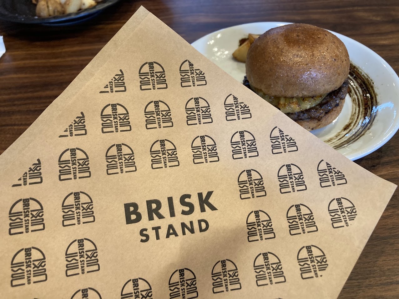 BRISKSTANDの包み紙
