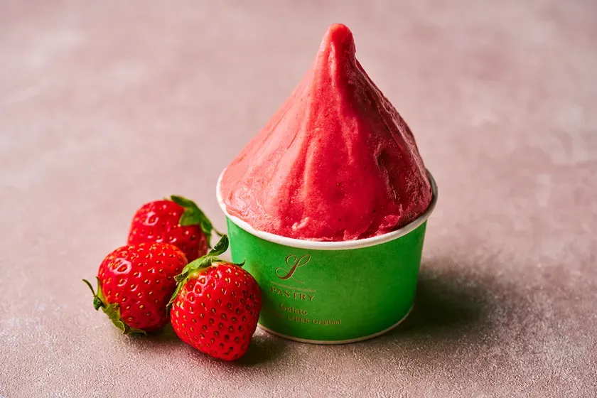 いちご「とっておき」のジェラート