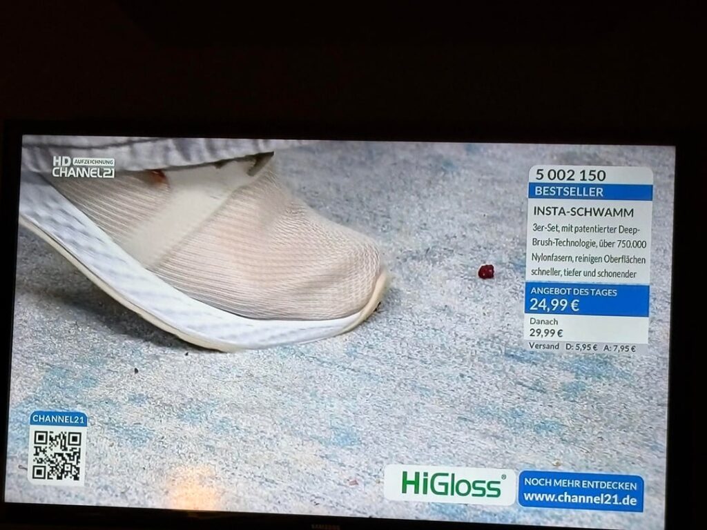 変なテレビショッピング番組