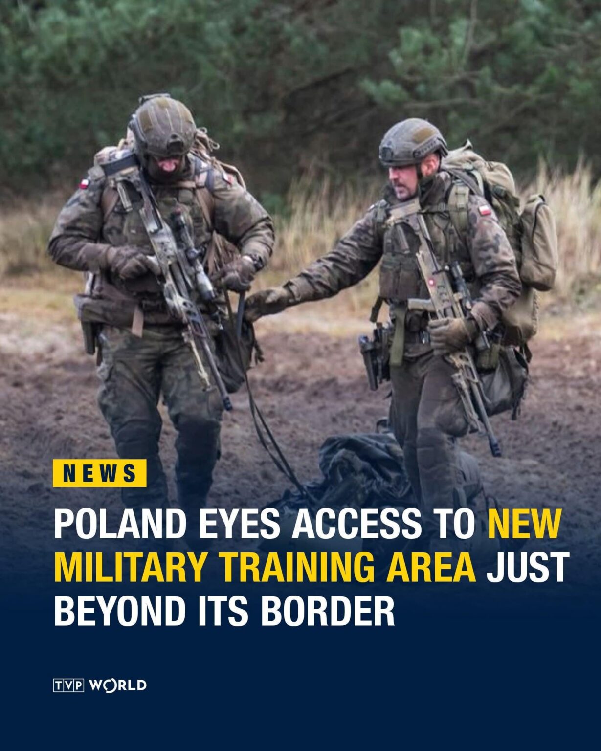 ポーランドはカプチャミエスティス練習場を共用施設とみなしている