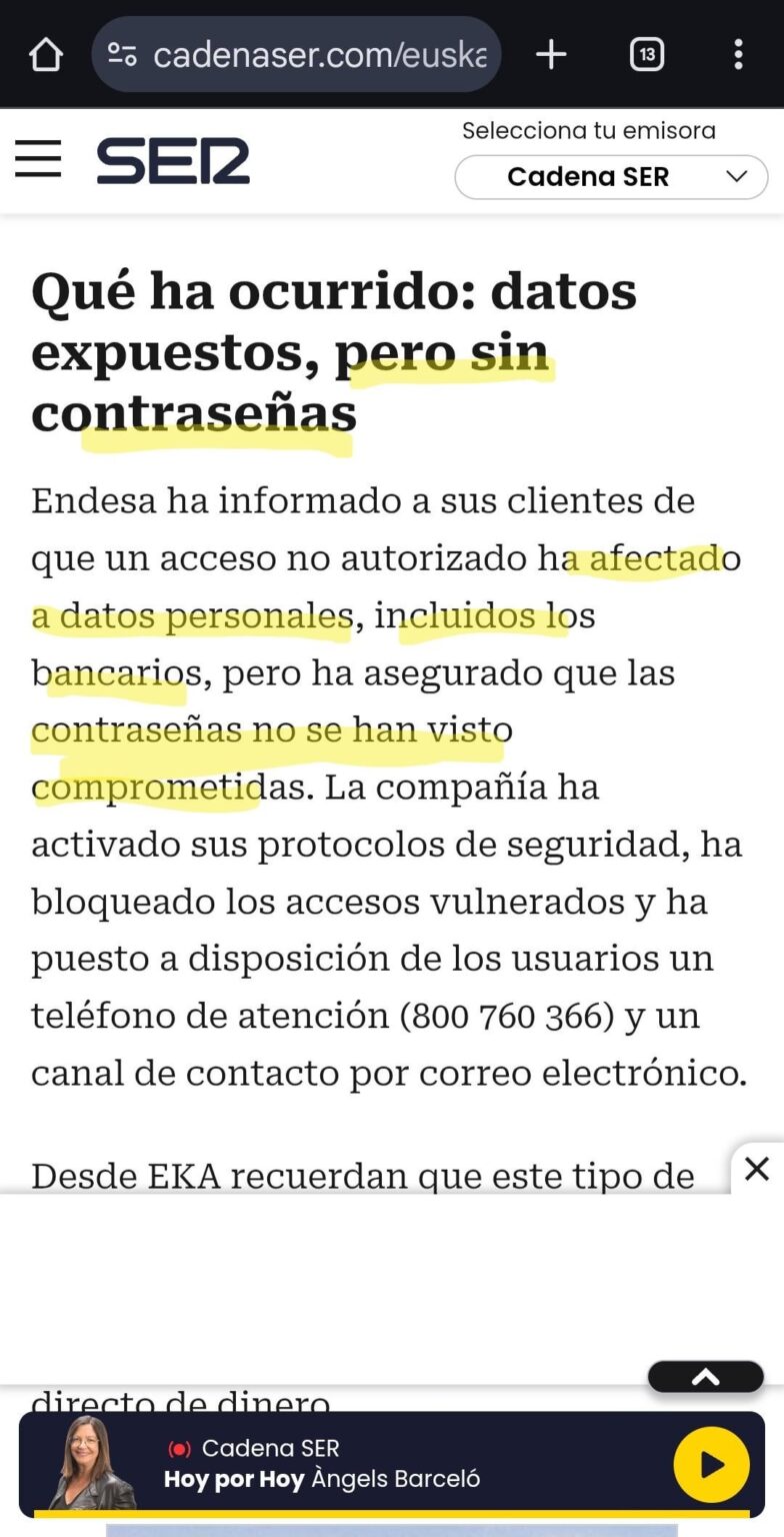 「個人情報と銀行口座情報のみ」