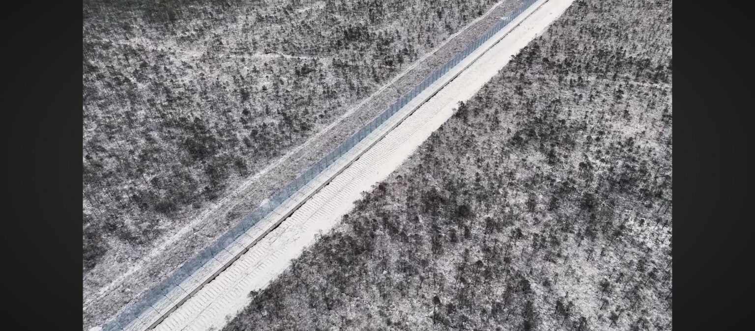 ラトビアとロシアの国境