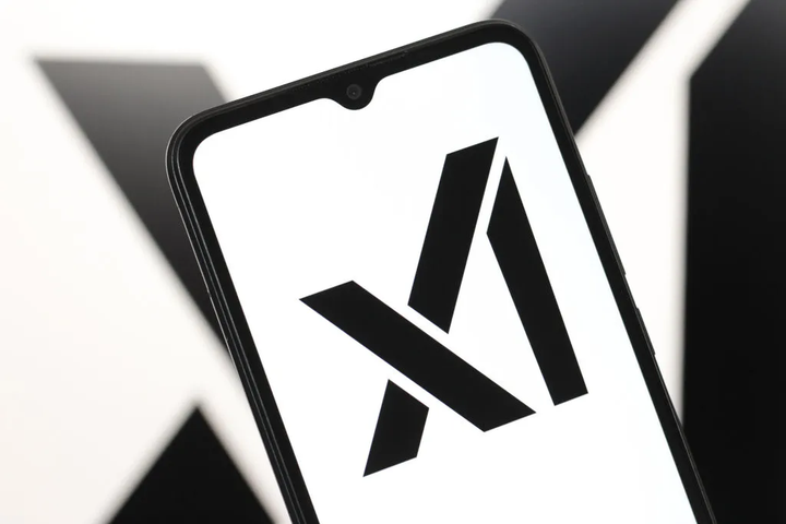 これは、イーロン・マスク氏が設立したxAIのブランドアイデンティティイメージです。（出典：ゲッティイメージズ）