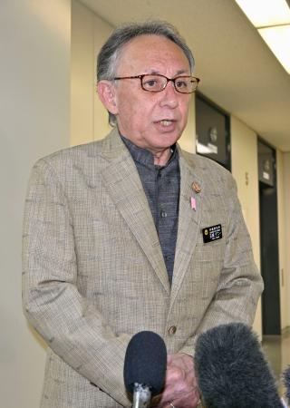 沖縄知事、辺野古反対は変わらず 名護市長選、反対派大差で敗れ | | 全国のニュース