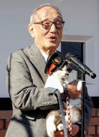 ３代目駅長就任だニャー 和歌山電鉄貴志駅 | 全国のニュース | 福井新聞ONLINE