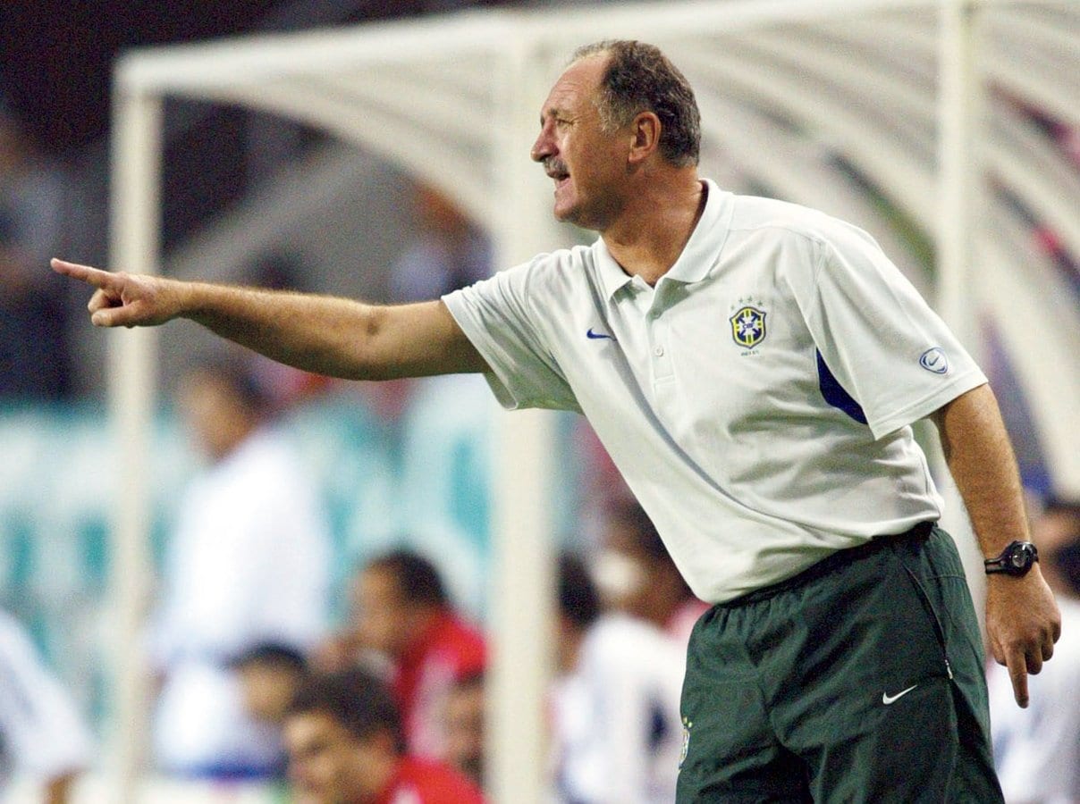 '01年6月から指揮を執ったスコラーリ監督は規律を重視し、全勝でW杯5度目の優勝　Getty Images