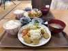 「喜楽家食堂」の肉厚なアジフライ定食や自家製タルタルが美味いチキン南蛮定食たちを食す（筑後市）