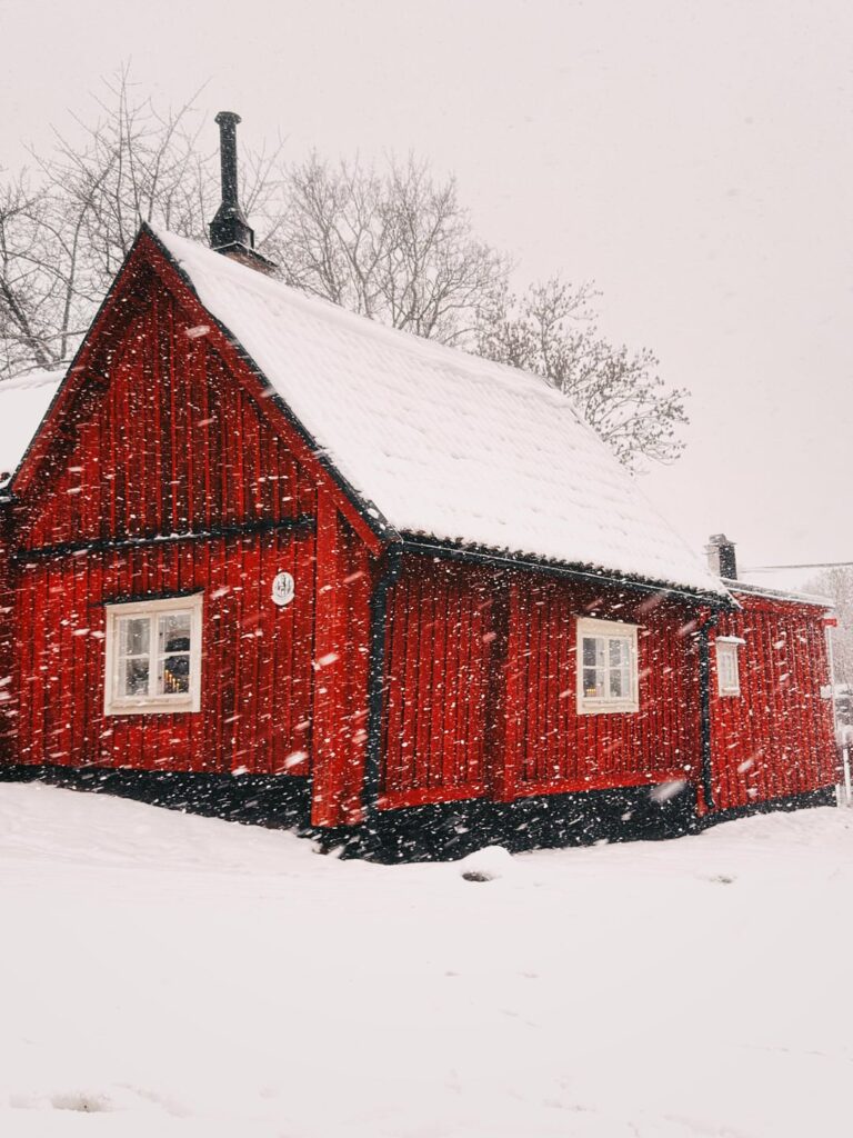 ストックホルムの雪
