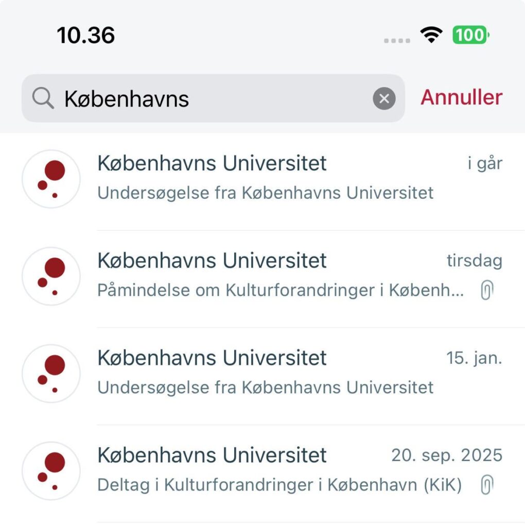 露天商レベルのコペンハーゲン大学