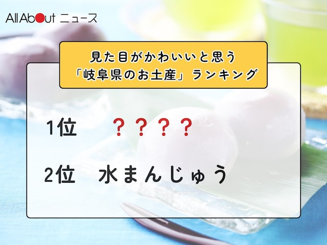 見た目がかわいいと思う「岐阜県のお土産」ランキング! 2位「水まんじゅう」を抑えた1位は?【2026年調査】