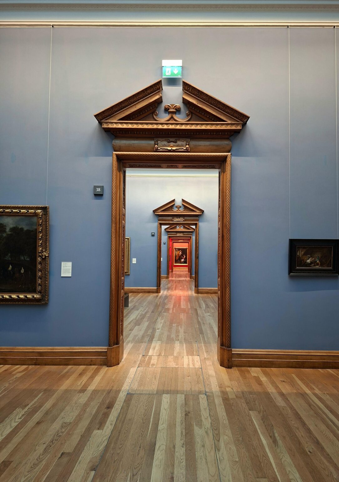 遠近法（今朝のナショナルギャラリー）