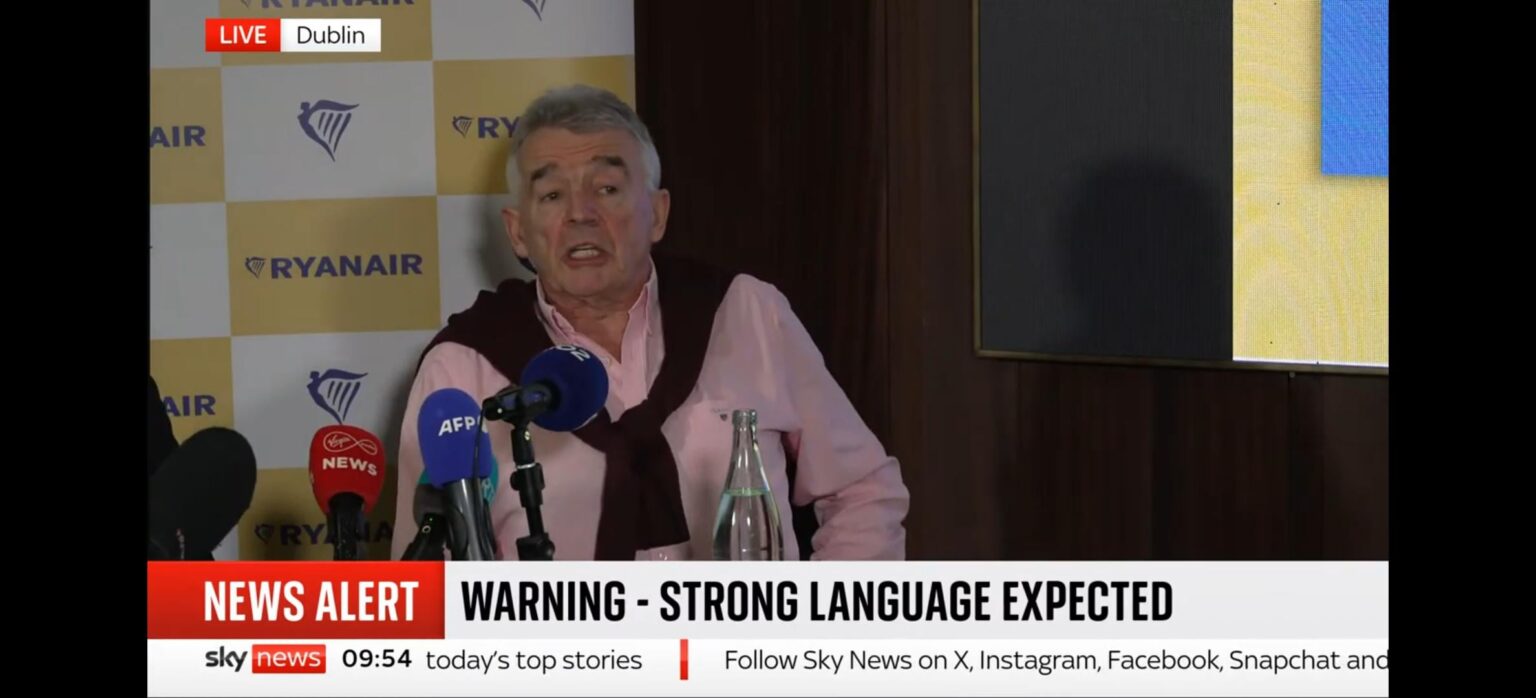 Sky News - キャッチフレーズの警告