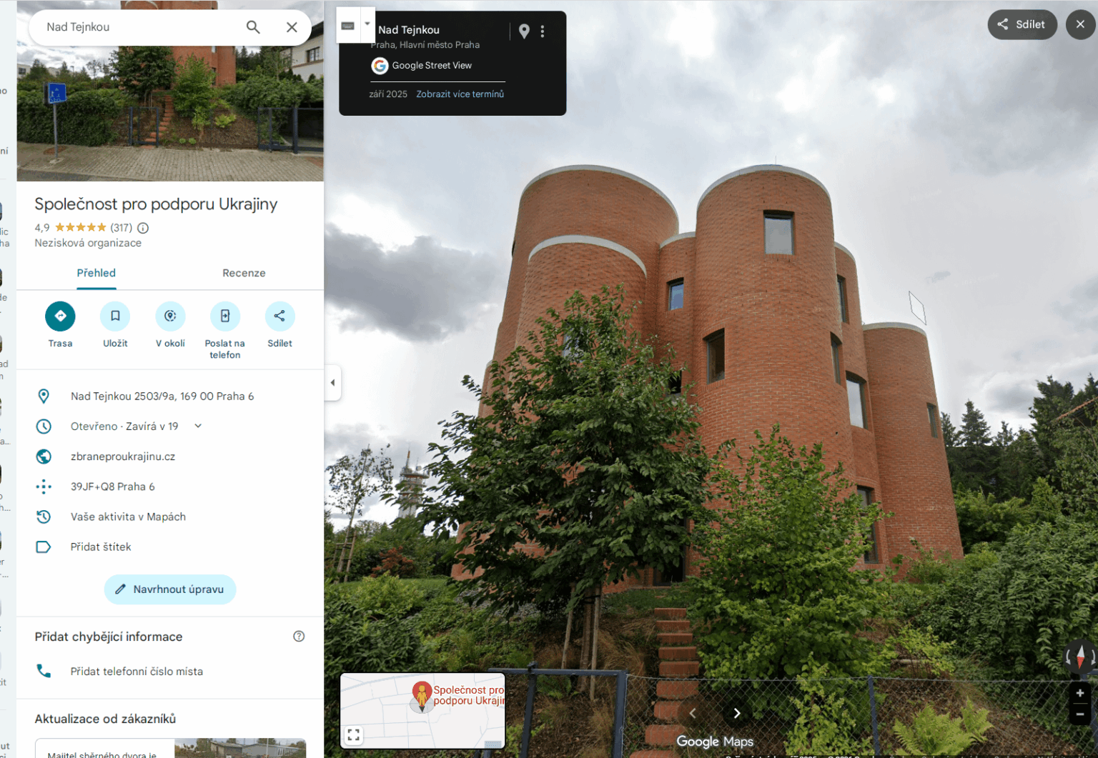 Google マップ上の岡村 トミア (SPD)