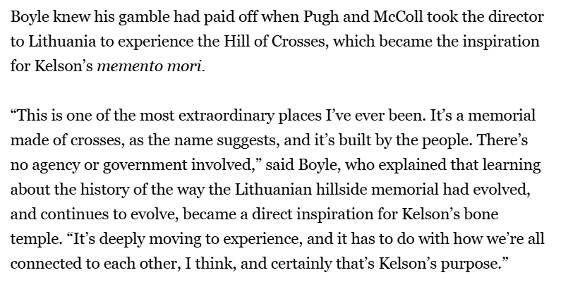 『28 Years Later: The Bone Temple』のクリエイターの一人からの引用