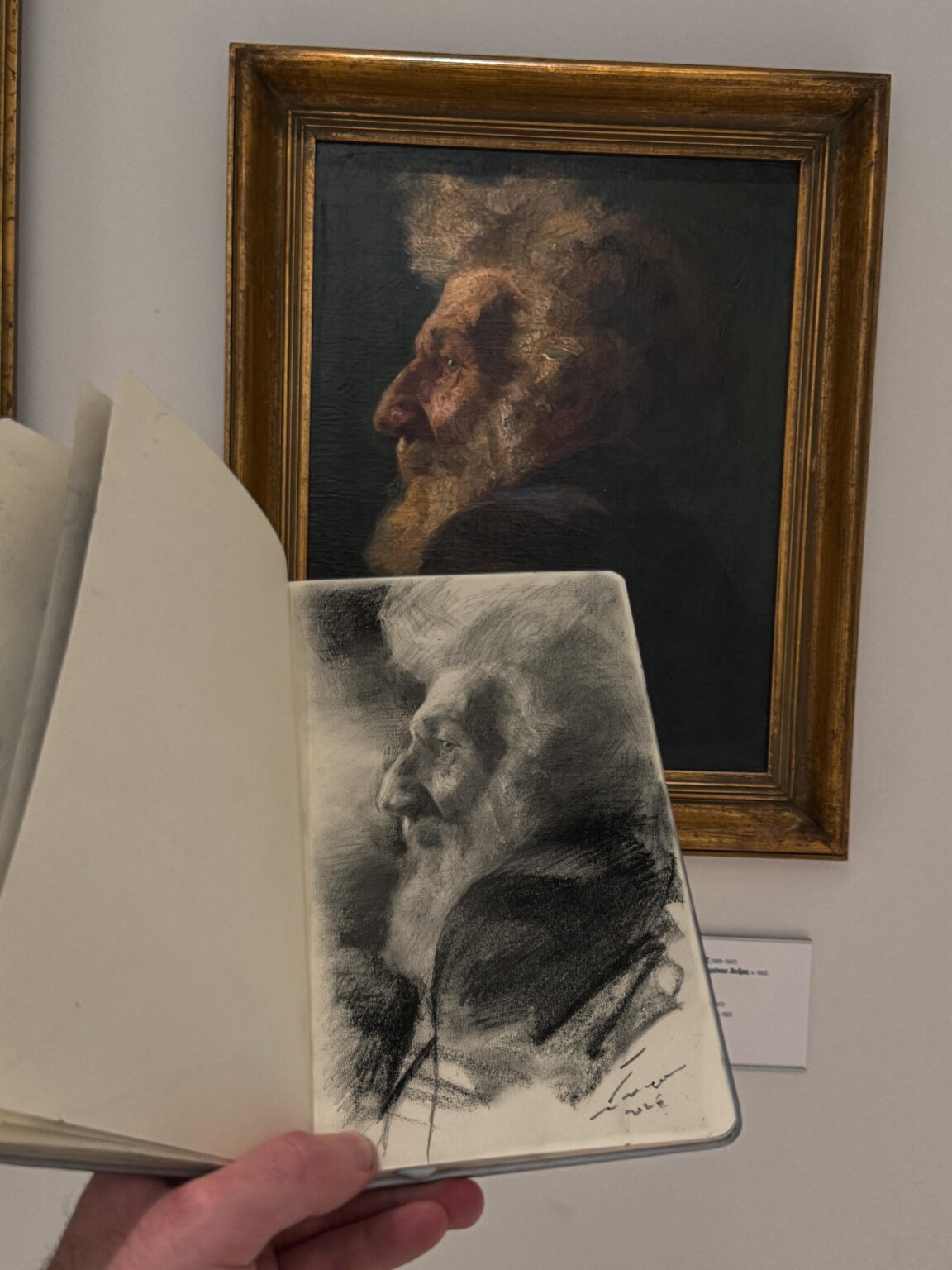 レベンティスギャラリーでのドローイング