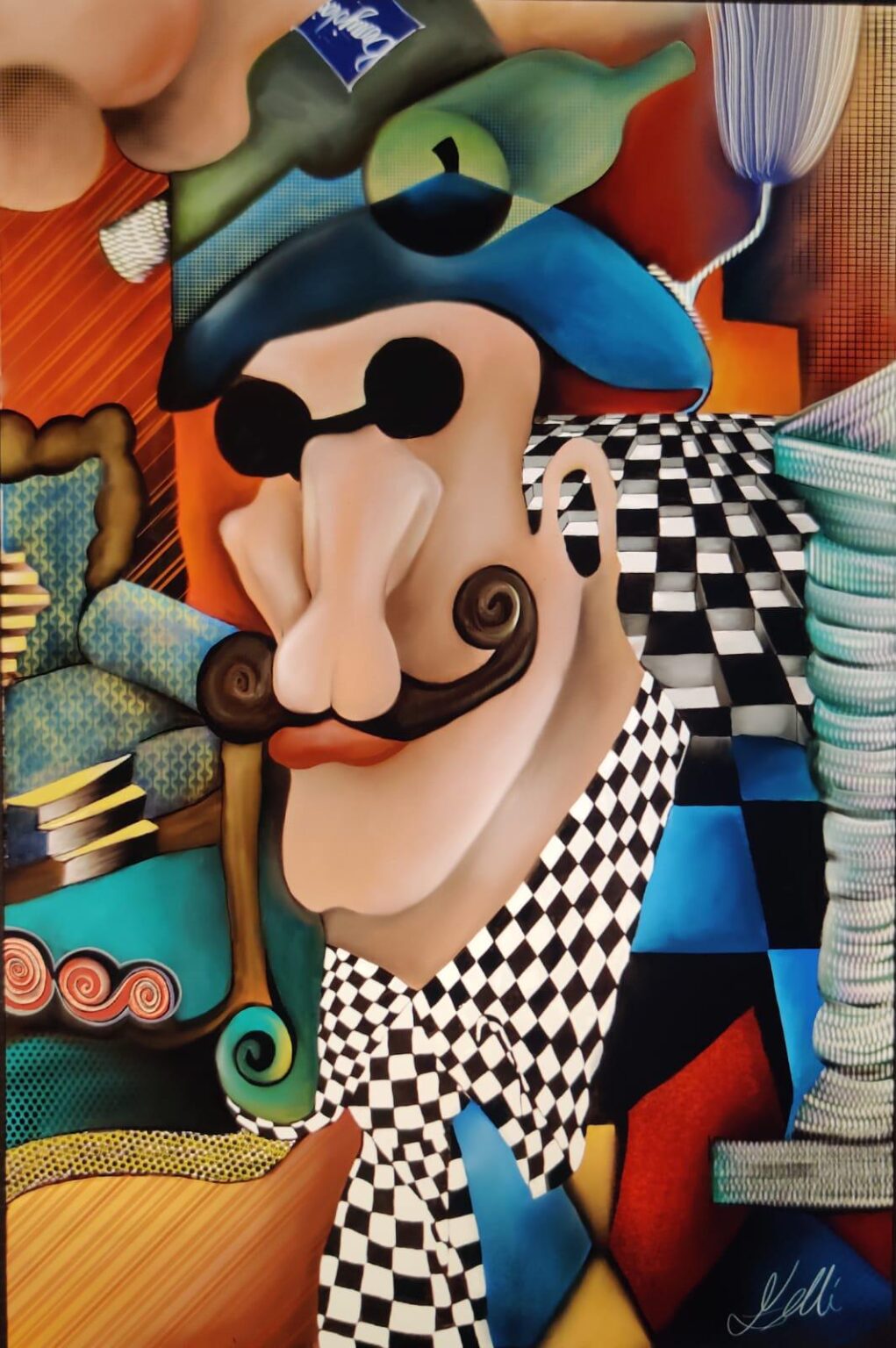 これは私が取り組んだアートです。キプロス問題と同様、さまざまな角度、さまざまな視点、そして真実の歪曲が存在します。