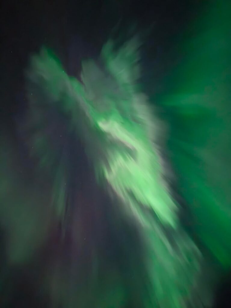 今夜は美しいオーロラ！