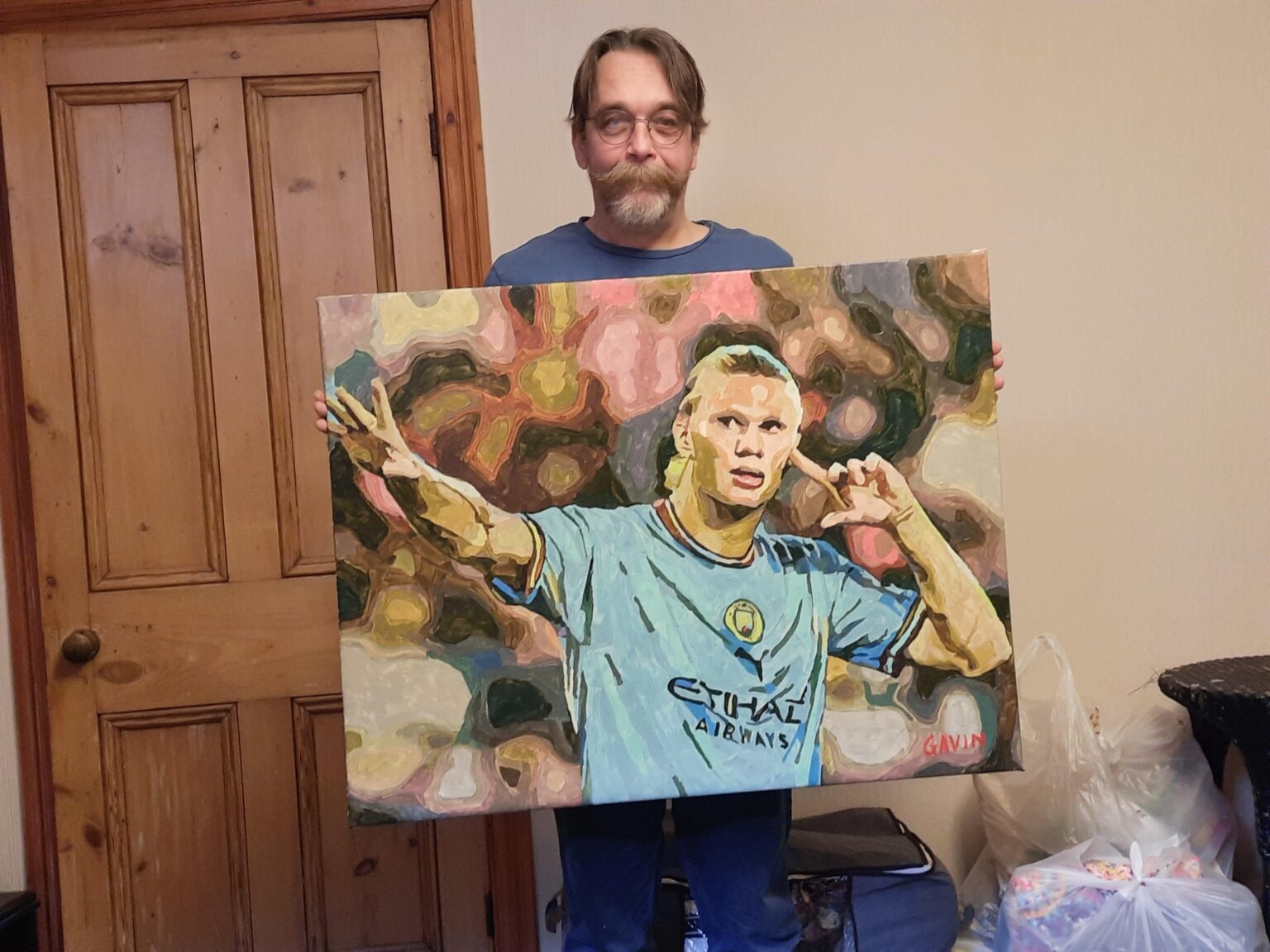 こんにちは。アーリング ハーランドのおかげで彼の絵を描きました。どう思いますか?