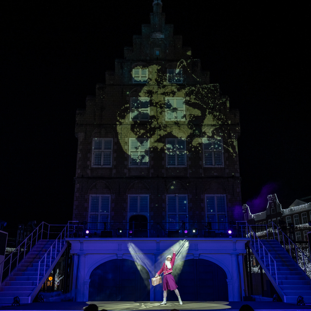 ハウステンボス「A Frosted European Journey」プロジェクションマッピング