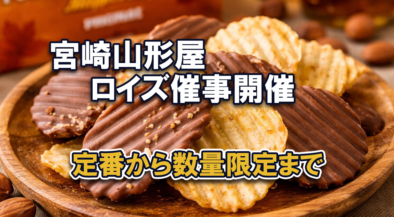 宮崎山形屋でロイズ催事開催 2026年1月21日〜2月15日 数量限定チョコも登場アイキャッチ画像