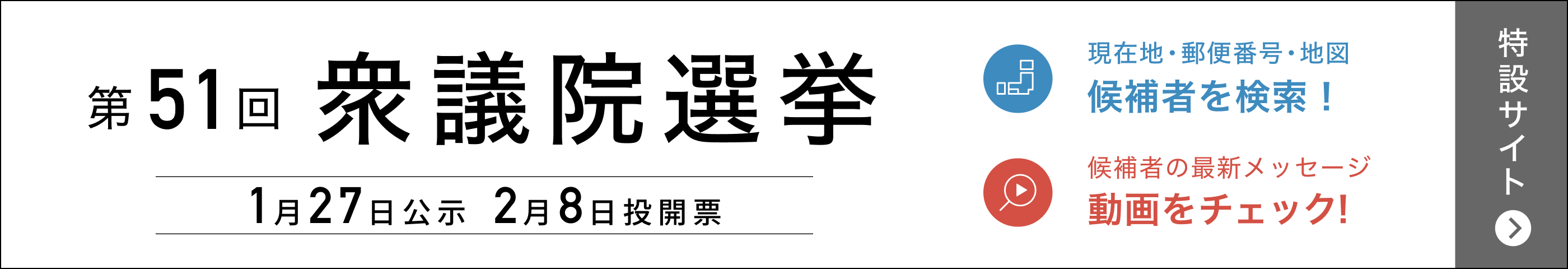 衆議院議員選挙