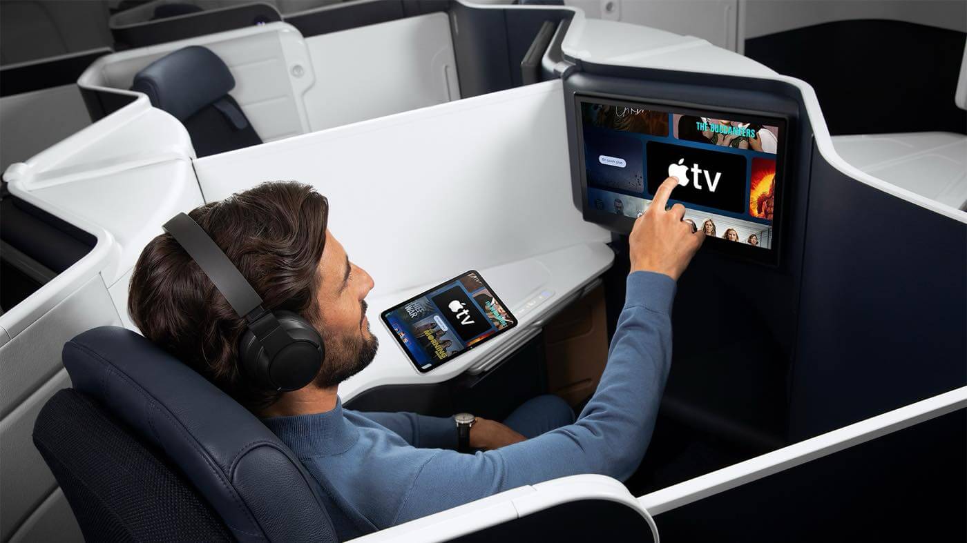 エールフランス航空、機内エンターテインメントで｢Apple TV｣のコンテンツを視聴可能に