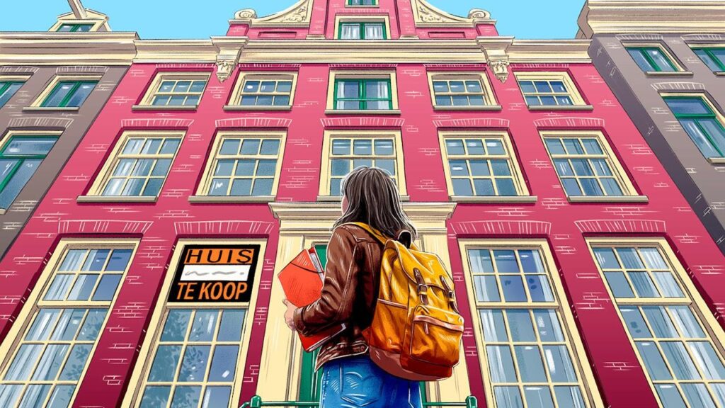 博士課程の学生ナディーンはお金もなしに「軽率に」725万ユーロでカナルハウスを購入した