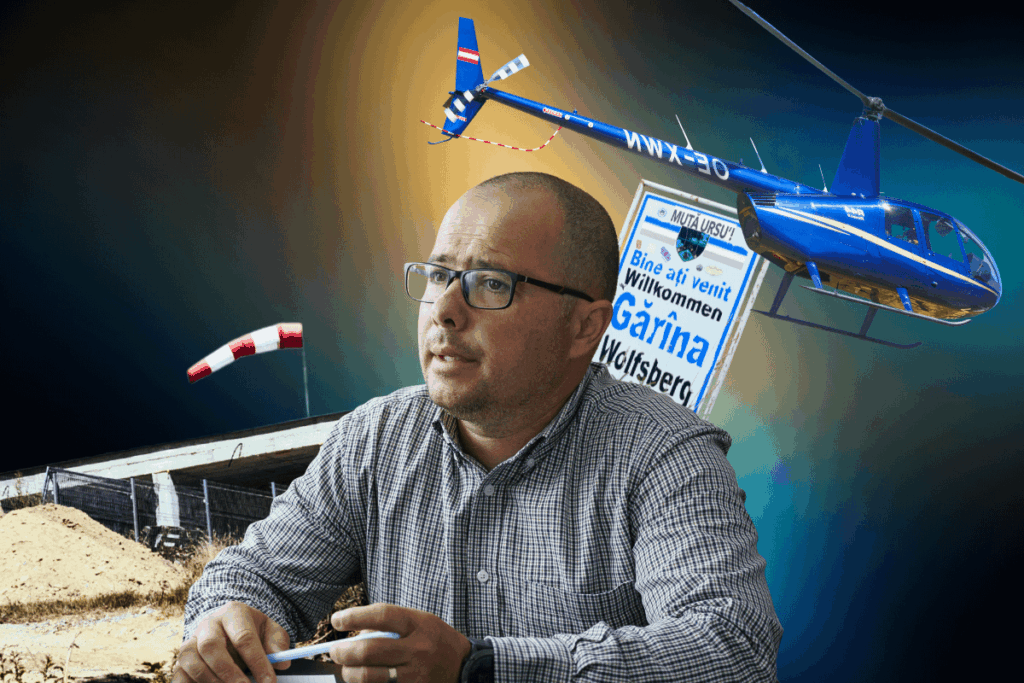 空の市長。下水も飲料水もない町で市長はヘリコプターで通勤し、選挙期間中は人口が倍増する