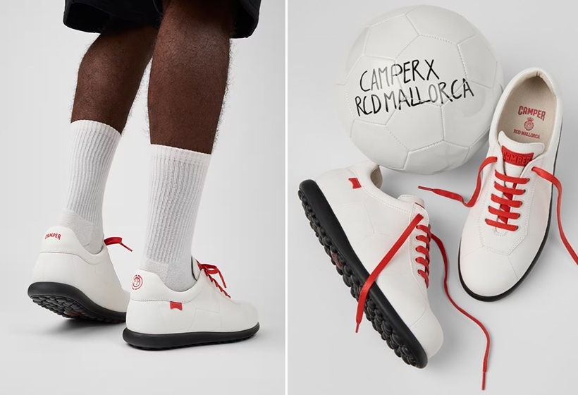 「カンペール」がスペインのサッカークラブ「RCD Mallorca（RCD マジョルカ）」と初コラボ――リミテッドエディションをCAMPER 渋谷PARCO店で発売 | シューズポストオンライン｜シューズ専門の総合情報サイト