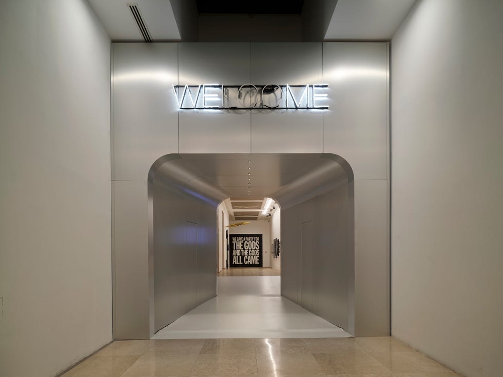 イタリア文化展示会場兼アスリートたち憩いの場、カーザ・イタリアの内部。