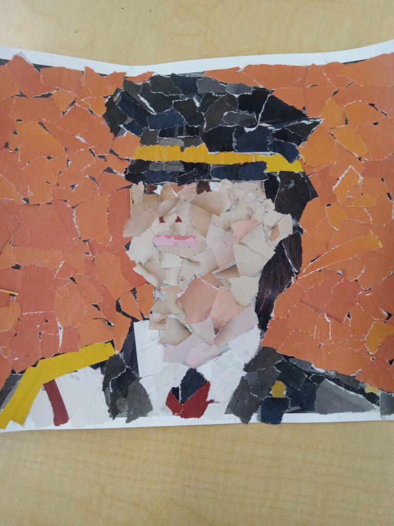 アストゥリアス王女レオノールのコラージュを作りました。