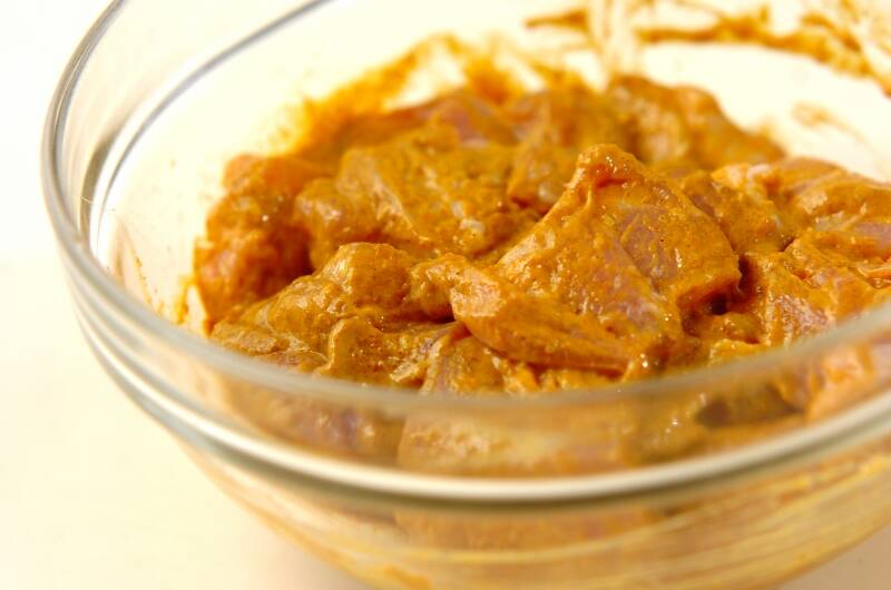 ワンパン本格インド料理 ビリヤニの下準備1