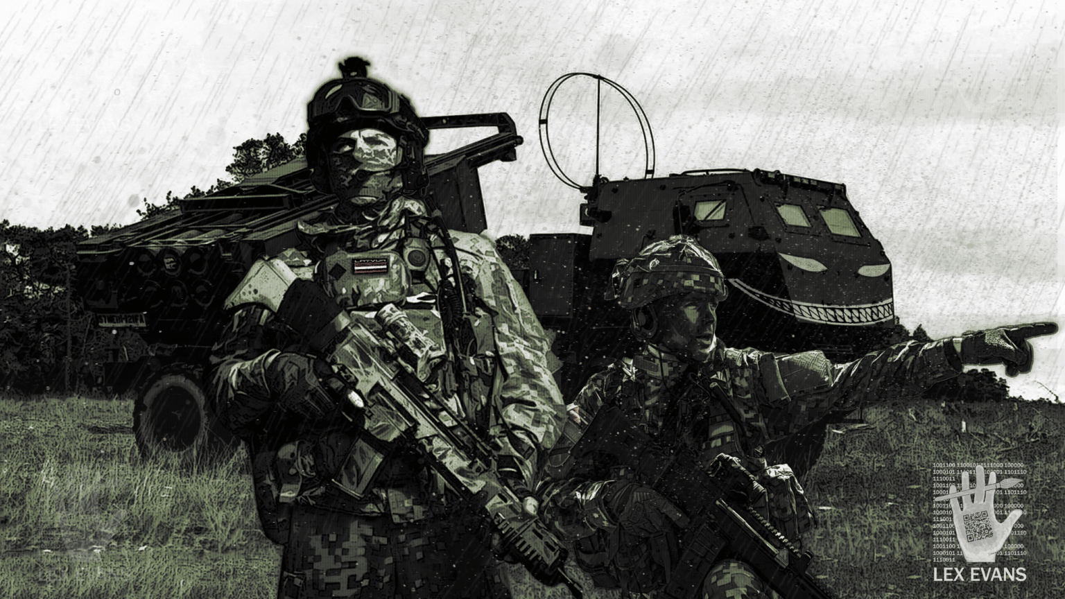 私によるラトビア軍事芸術