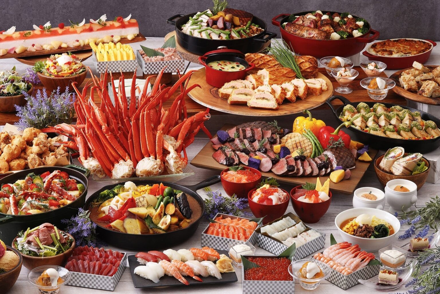 春の北海道フェア ランチ＆ディナーブッフェ ～蟹・寿司・海鮮～ | 株式会社ベストホスピタリティーネットワークのプレスリリース