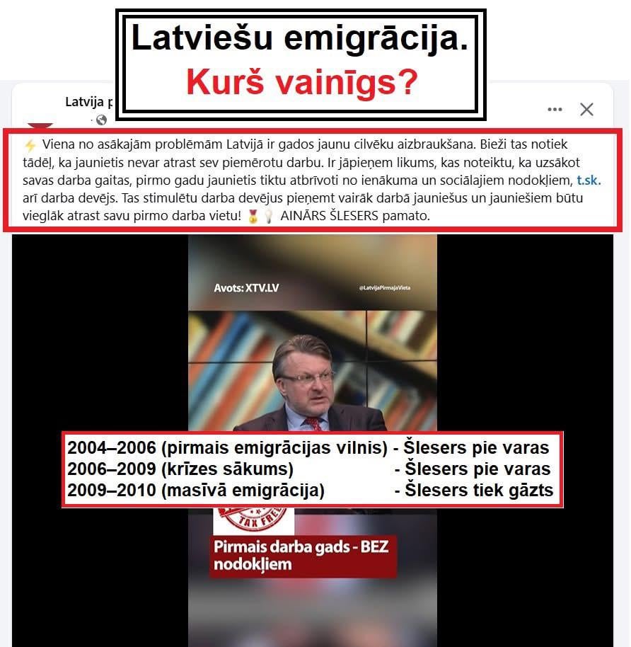 シュレーザーの時代、人々はラトビアを離れた