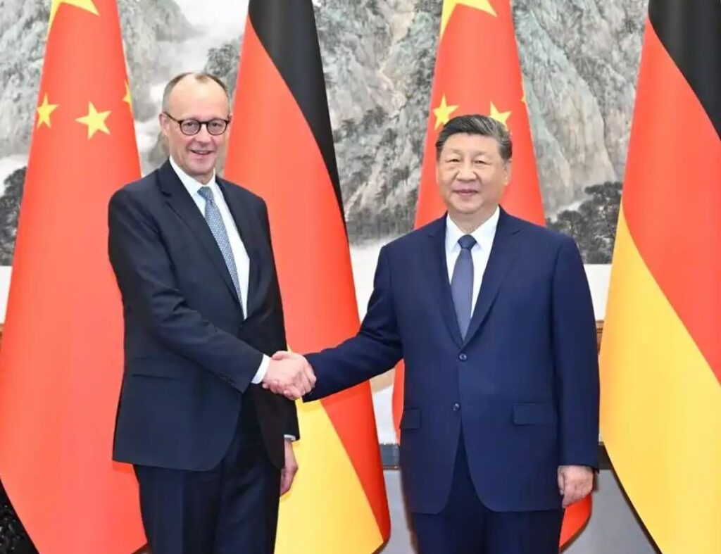 習近平国家主席とドイツのメルツ首相が会談―中国
