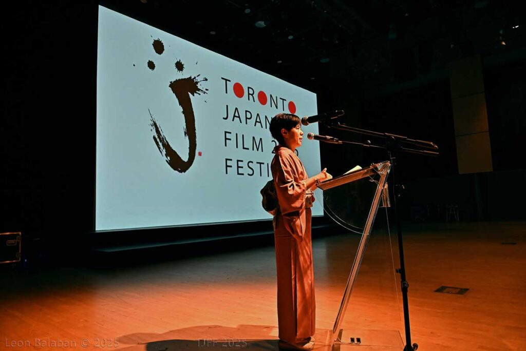 トロント日本映画祭2025のオープニングの様子。2025年6月12日、オンタリオ州トロント市トロント日系文化会館。提供：高畠晶さん